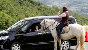 Japanese animal park reopens as a drive-through facility with social distancing