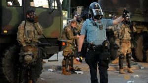 Minnesota mobilises more troops as governor warns of harsh crackdown after riots