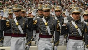 Trump addresses West Point grads but largely ducks controversies