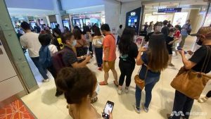 Crowds return to Orchard Road, long lines at mall entrances as shops reopen after more than 2 months