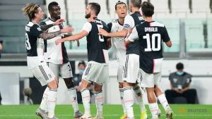 Football: Ronaldo runs riot as Juventus crush 10-man Lecce