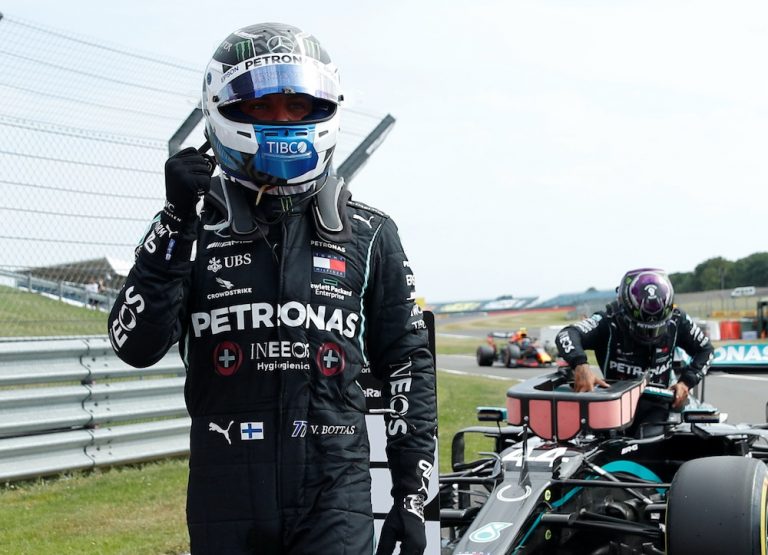 Bottas pips Hamilton to 70th Anniversary GP pole