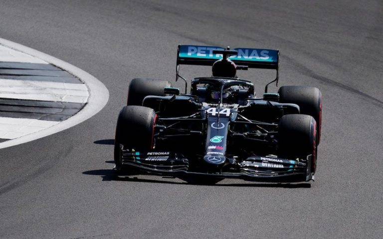 Hamilton fastest in final practice for 70th Anniversary GP