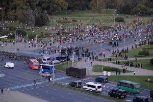 Thousands protest after Belarusian leader hastily sworn in