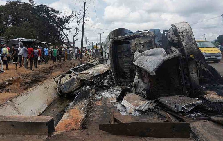 Nigerian gas tanker explosion kills at least 28