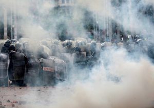 Nepal police fire tear gas to stop religious rally amid Covid-19 surge