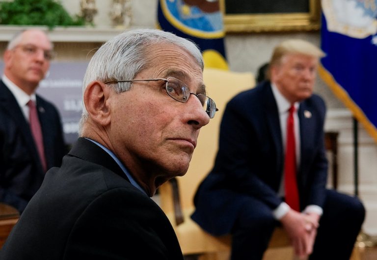 Trump calls Fauci a ‘disaster’ and seeks to reassure his team he can win