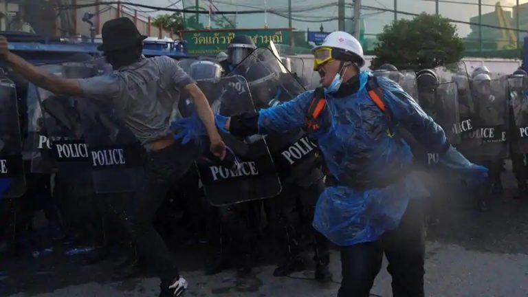 Thai Parliament to vote on constitution as protests turn violent