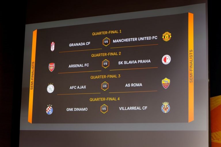 Man United face Granada in Europa League last eight, Arsenal meet Slavia Prague