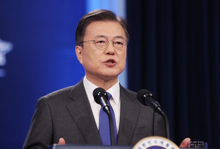 S.Korea’s Moon says ‘time to take action’ on N.Korea ahead of summit with Biden