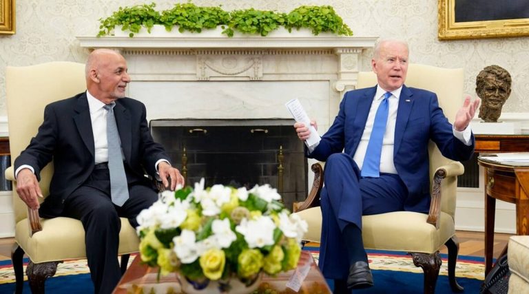 Biden calls on Afghans to ‘decide their future’ as withdrawal nears end