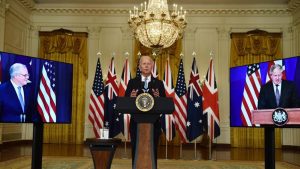 Aukus: UK, US and Australia launch pact to counter China