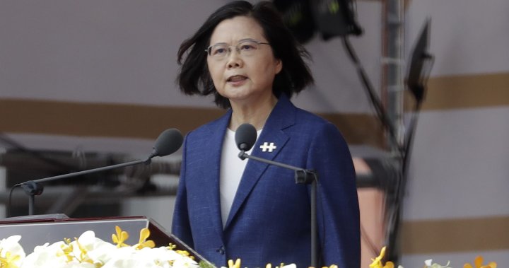 In New Year’s speech, Taiwan president warns China against ‘military adventurism’