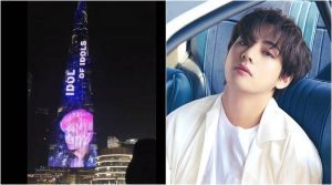 BTS’ V gets a special birthday gift from fans as they light up Burj Khalifa for their ‘Idol of Idols’. Watch