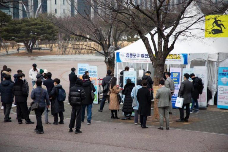 South Korea’s daily new Covid count exceeds 13,000 for first time