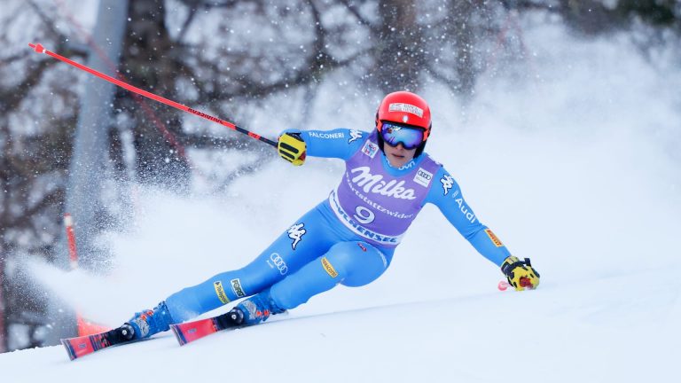 Alpine skiing-Brignone takes her second super-G win of the season