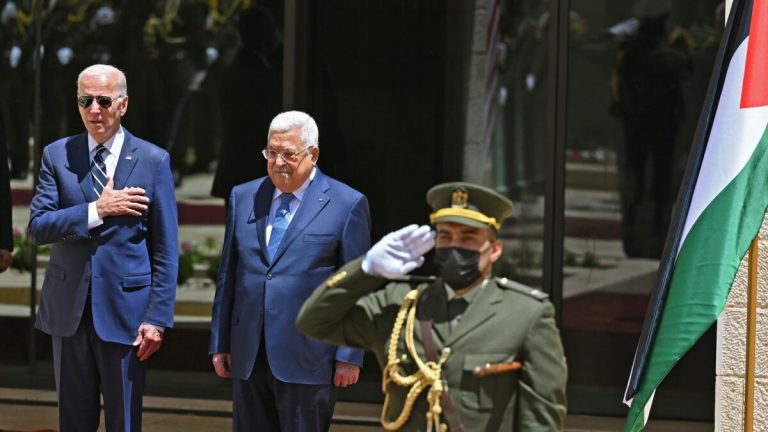 Biden meets Palestinian leader ahead of Saudi visit