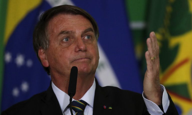 Brazil’s Bolsonaro gets in spat with heckler