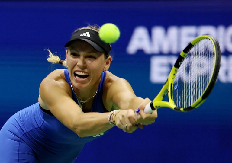 Wozniacki’s US Open return continues with Kvitova upset
