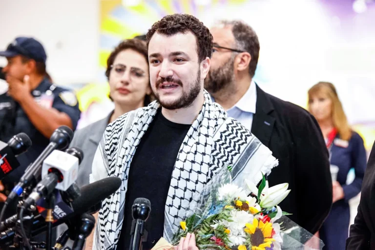 Pro-Palestinian protest leader sues Trump for US$20m over 104-day detention and missed birth of child